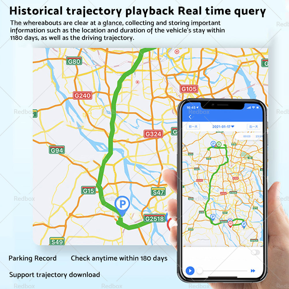4G Real Time GPS Tracker Magnetic Alarms Live Tracking Vehicle Car Mini Tracker-3