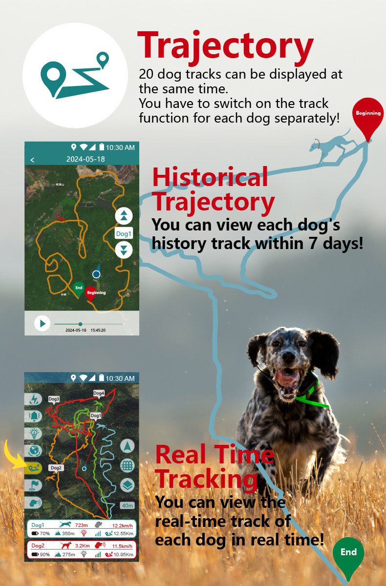 GPS kit for hunting dogs