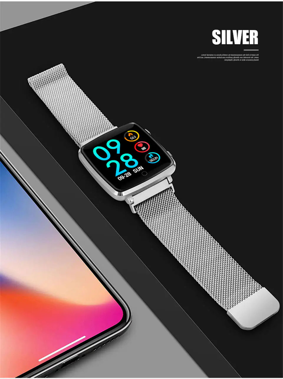 Viva Smart Digital Tracker Band With Live Heart Rate Monitor And BP tracker
